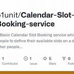 calendar slot booking service